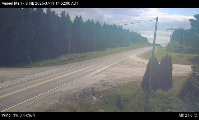 Web Cam image of Veneer (NB Highway 17)