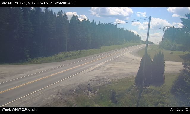 Web Cam image of Veneer (NB Highway 17)