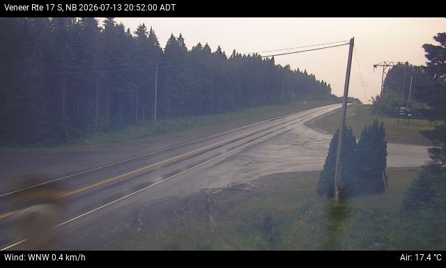 Web Cam image of Veneer (NB Highway 17)