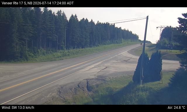 Web Cam image of Veneer (NB Highway 17)