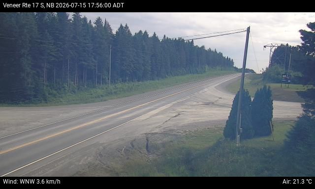 Web Cam image of Veneer (NB Highway 17)