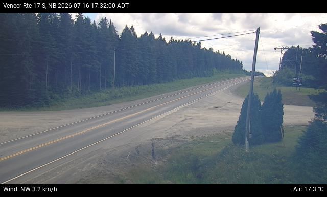 Web Cam image of Veneer (NB Highway 17)