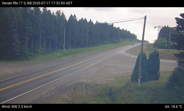 Web Cam image of Veneer (NB Highway 17)