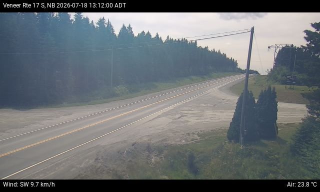 Web Cam image of Veneer (NB Highway 17)
