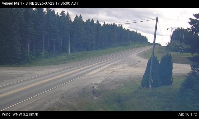 Web Cam image of Veneer (NB Highway 17)