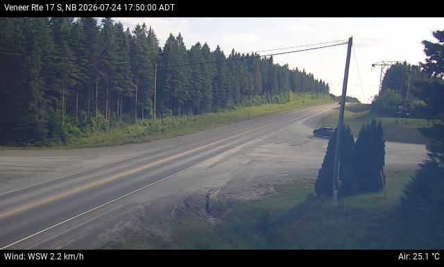 Web Cam image of Veneer (NB Highway 17)