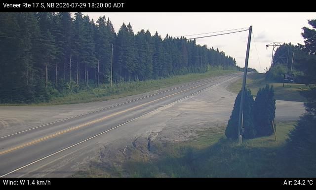 Web Cam image of Veneer (NB Highway 17)