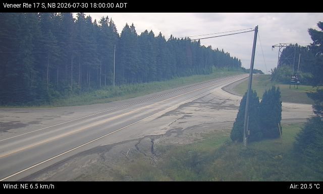 Web Cam image of Veneer (NB Highway 17)