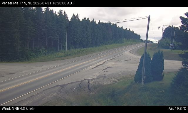 Web Cam image of Veneer (NB Highway 17)