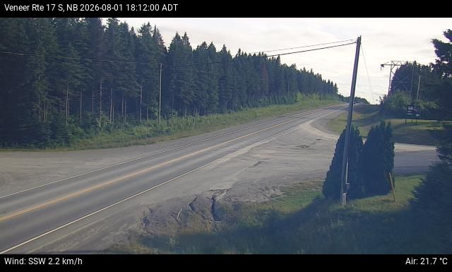 Web Cam image of Veneer (NB Highway 17)