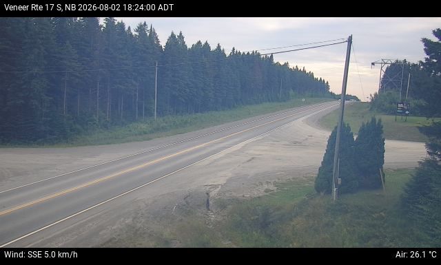 Web Cam image of Veneer (NB Highway 17)