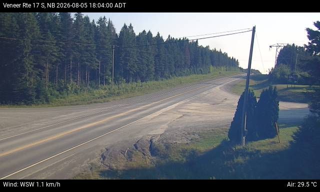 Web Cam image of Veneer (NB Highway 17)