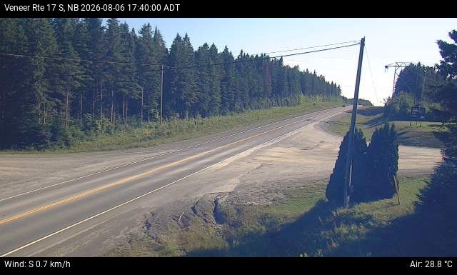 Web Cam image of Veneer (NB Highway 17)