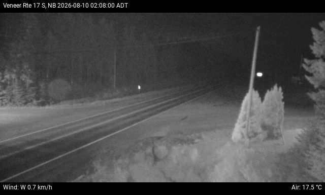 Web Cam image of Veneer (NB Highway 17)