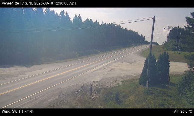 Web Cam image of Veneer (NB Highway 17)