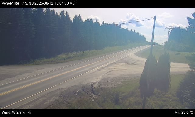 Web Cam image of Veneer (NB Highway 17)
