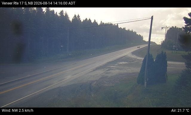 Web Cam image of Veneer (NB Highway 17)