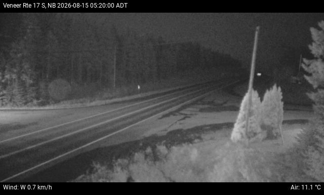 Web Cam image of Veneer (NB Highway 17)