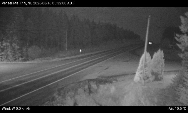 Web Cam image of Veneer (NB Highway 17)