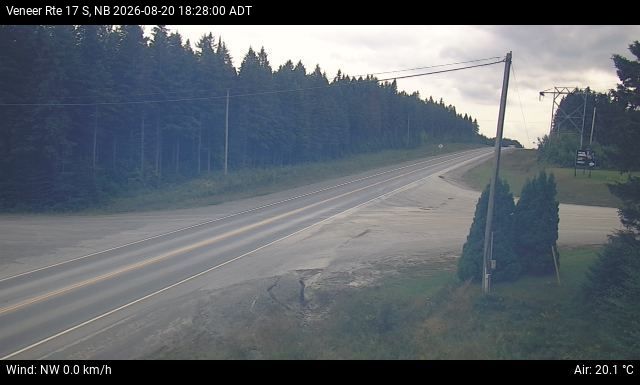 Web Cam image of Veneer (NB Highway 17)