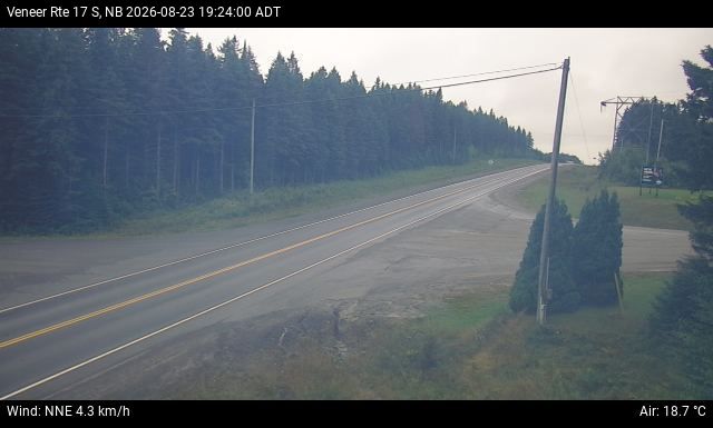 Web Cam image of Veneer (NB Highway 17)