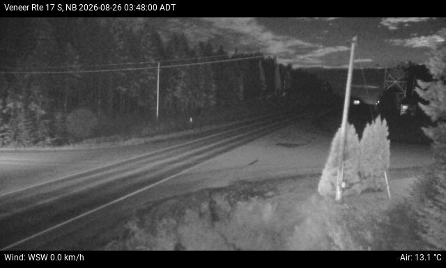 Web Cam image of Veneer (NB Highway 17)