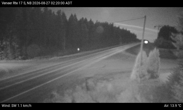 Web Cam image of Veneer (NB Highway 17)