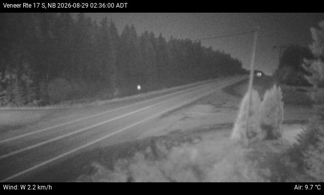Web Cam image of Veneer (NB Highway 17)