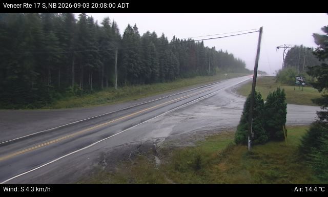 Web Cam image of Veneer (NB Highway 17)