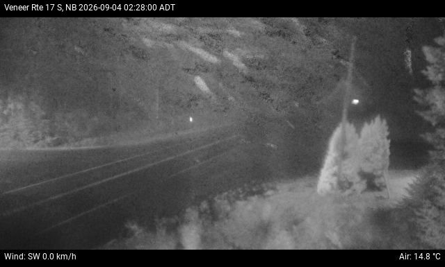 Web Cam image of Veneer (NB Highway 17)