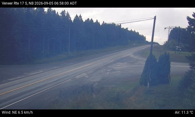 Web Cam image of Veneer (NB Highway 17)