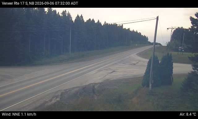 Web Cam image of Veneer (NB Highway 17)