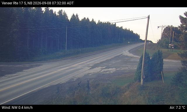 Web Cam image of Veneer (NB Highway 17)