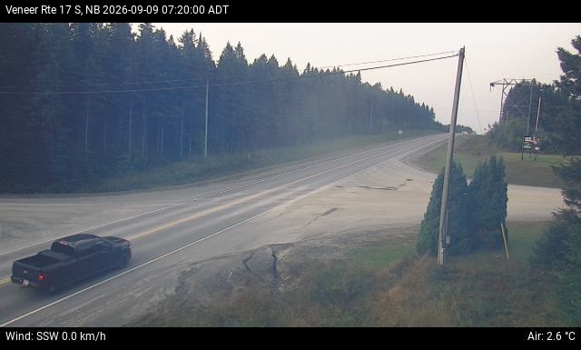 Web Cam image of Veneer (NB Highway 17)