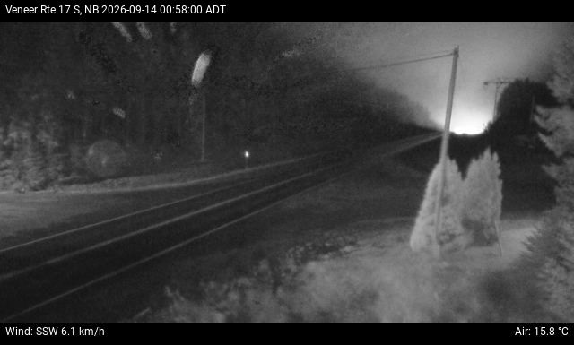 Web Cam image of Veneer (NB Highway 17)