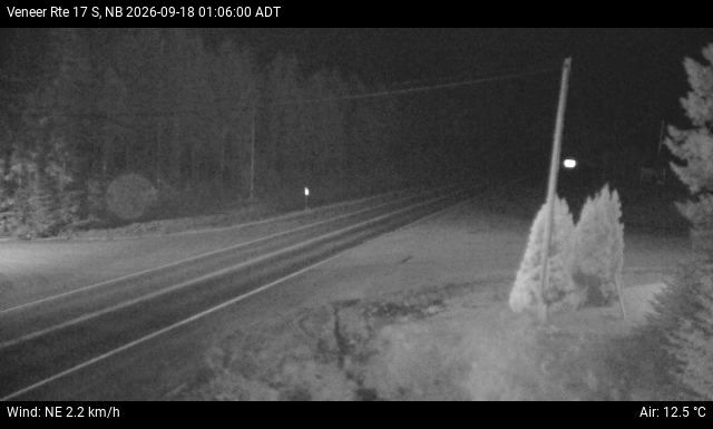 Web Cam image of Veneer (NB Highway 17)