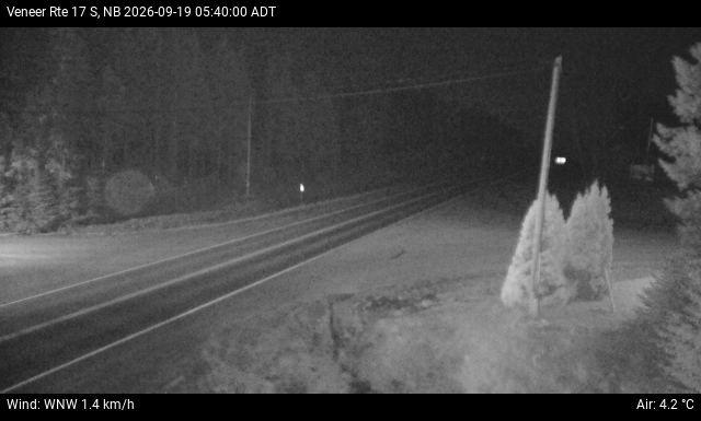 Web Cam image of Veneer (NB Highway 17)