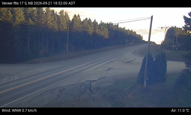 Web Cam image of Veneer (NB Highway 17)