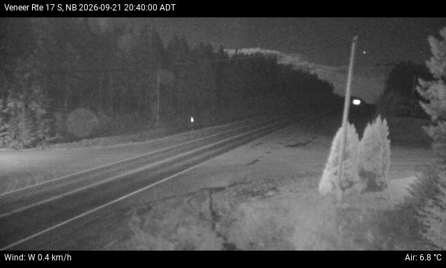 Web Cam image of Veneer (NB Highway 17)