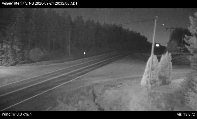 Web Cam image of Veneer (NB Highway 17)