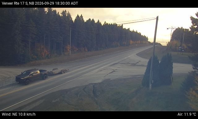 Web Cam image of Veneer (NB Highway 17)