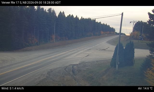 Web Cam image of Veneer (NB Highway 17)