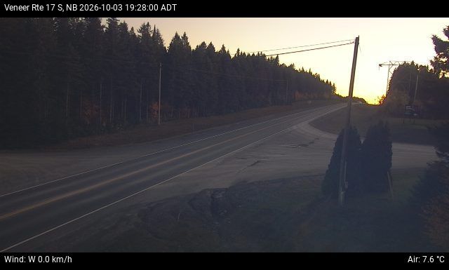 Web Cam image of Veneer (NB Highway 17)