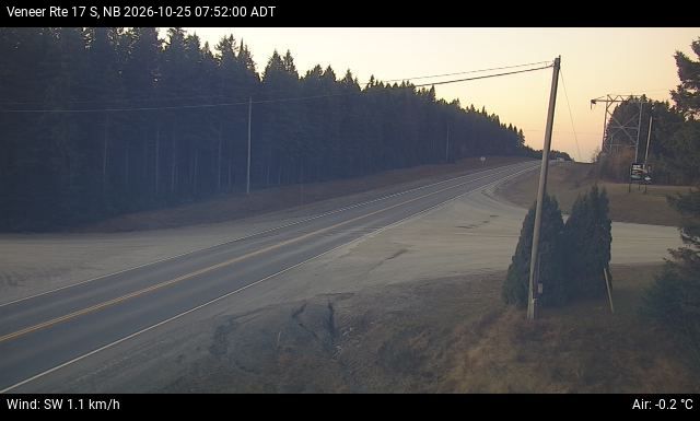 Web Cam image of Veneer (NB Highway 17)