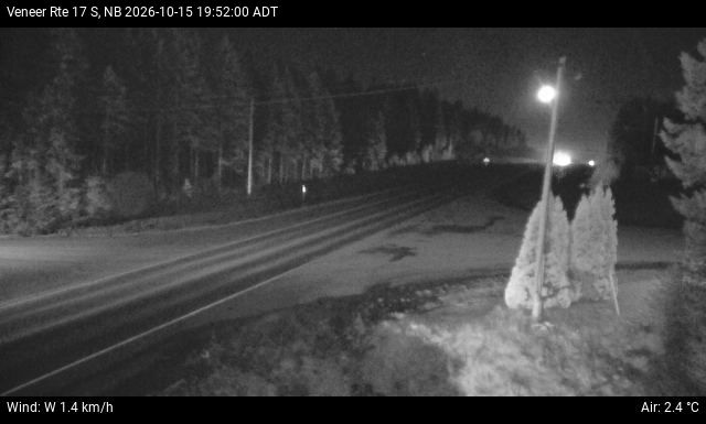 Web Cam image of Veneer (NB Highway 17)