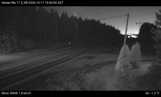 Web Cam image of Veneer (NB Highway 17)