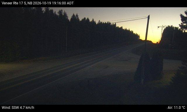 Web Cam image of Veneer (NB Highway 17)