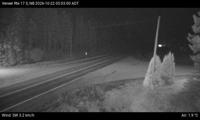 Web Cam image of Veneer (NB Highway 17)