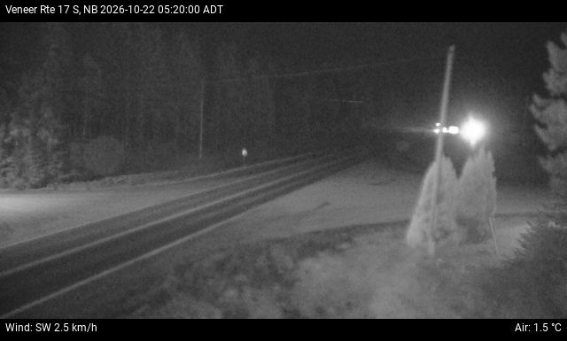Web Cam image of Veneer (NB Highway 17)