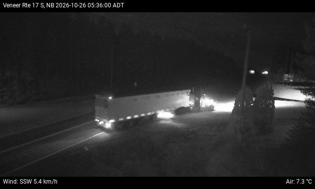 Web Cam image of Veneer (NB Highway 17)
